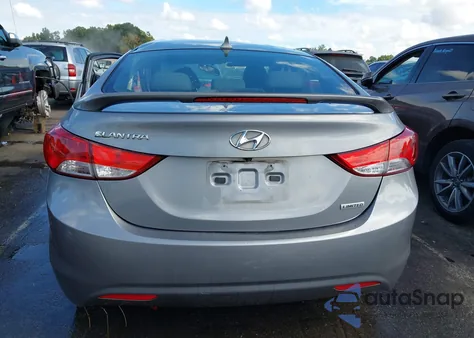 2013 Hyundai Elantra Limited из США, поврежденный, VIN KMHDH4AE9DU919257